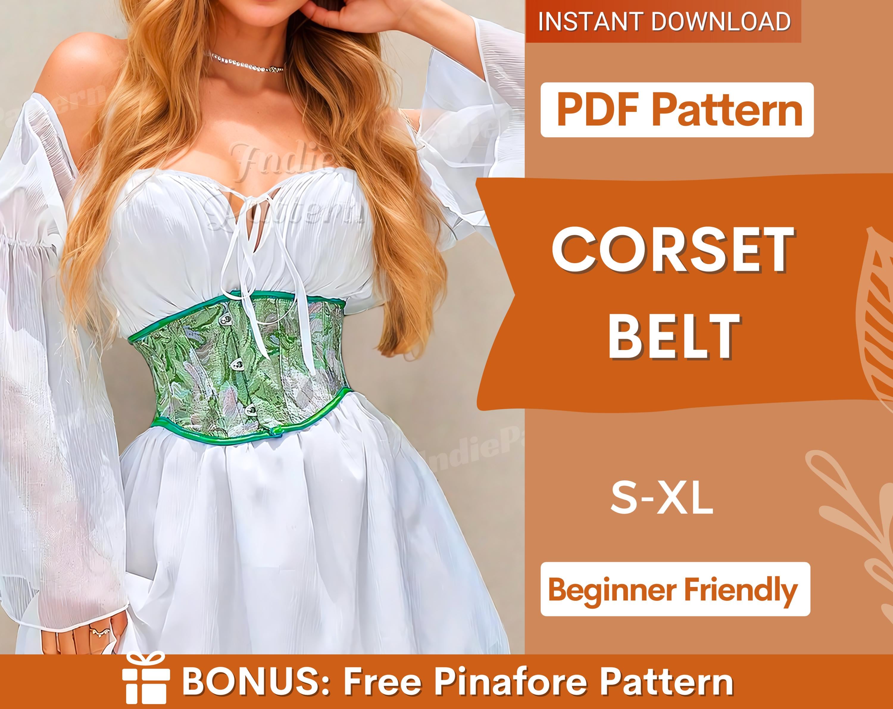 corset belt at indie pattern in USA