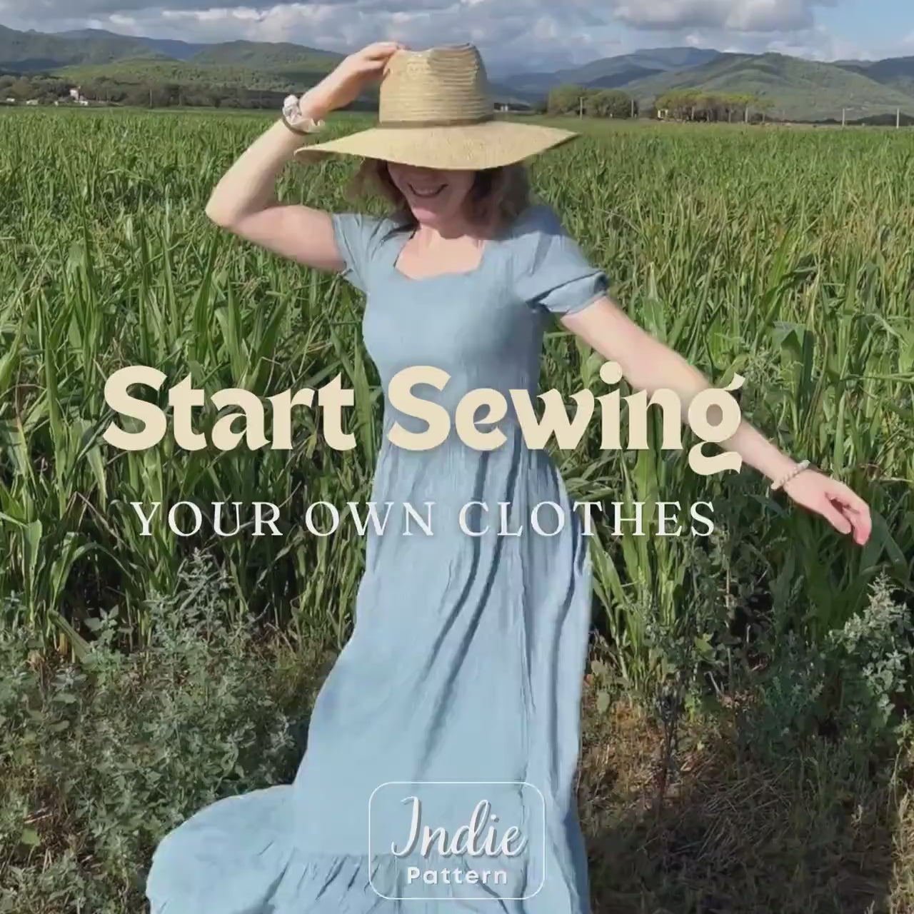 Romantic Corset Top Sewing Pattern | Cottagecore Style for Women